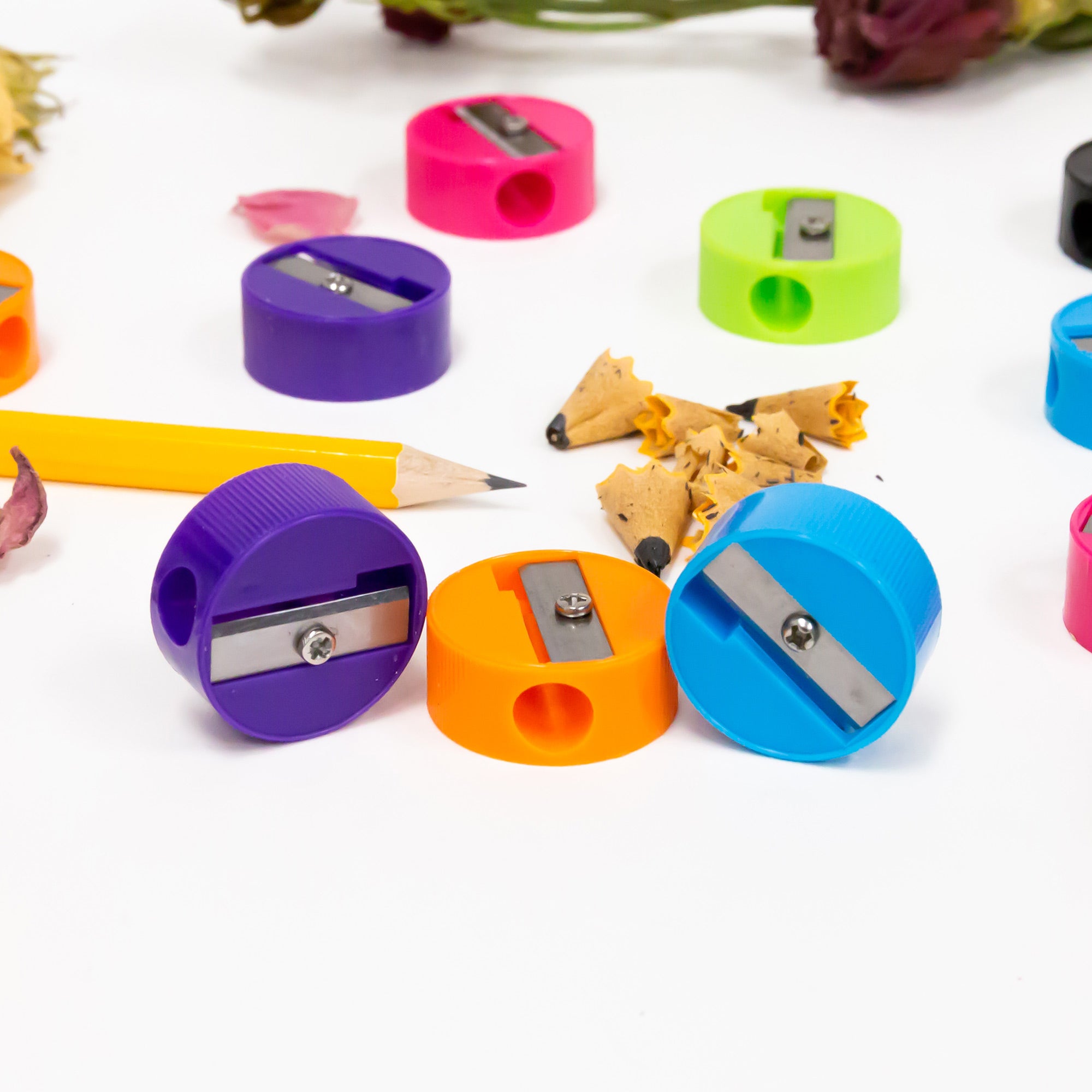 Pencil Sharpeners, 12 Count Manual Round Sharpeners