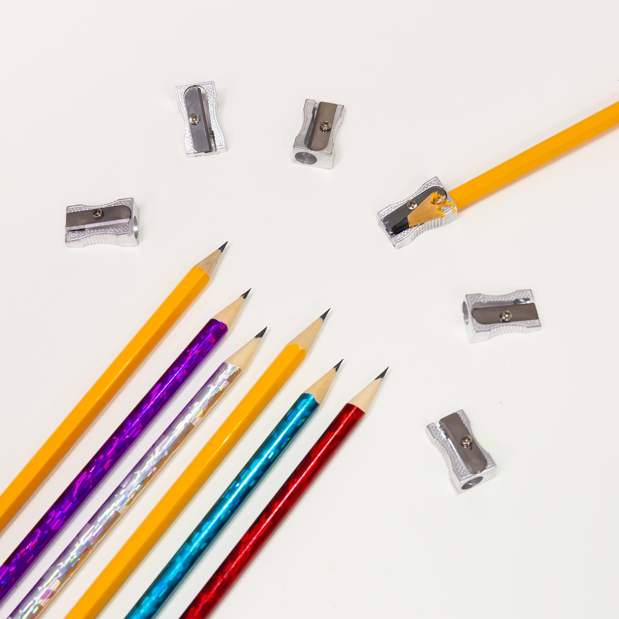 Metal Pencil Sharpener, 6 Count