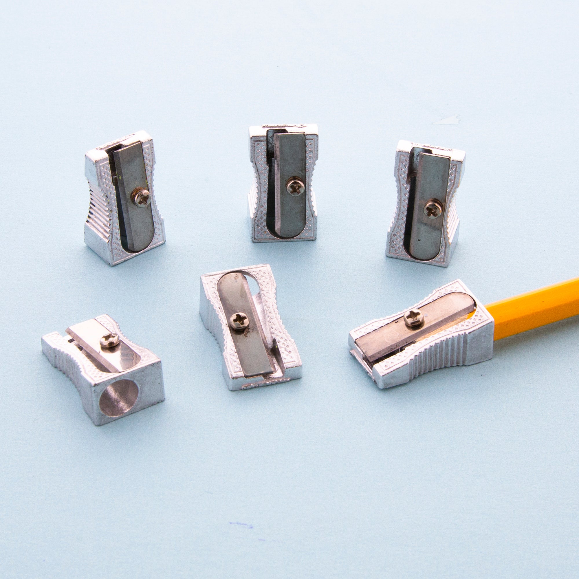 Metal Pencil Sharpener, 6 Count