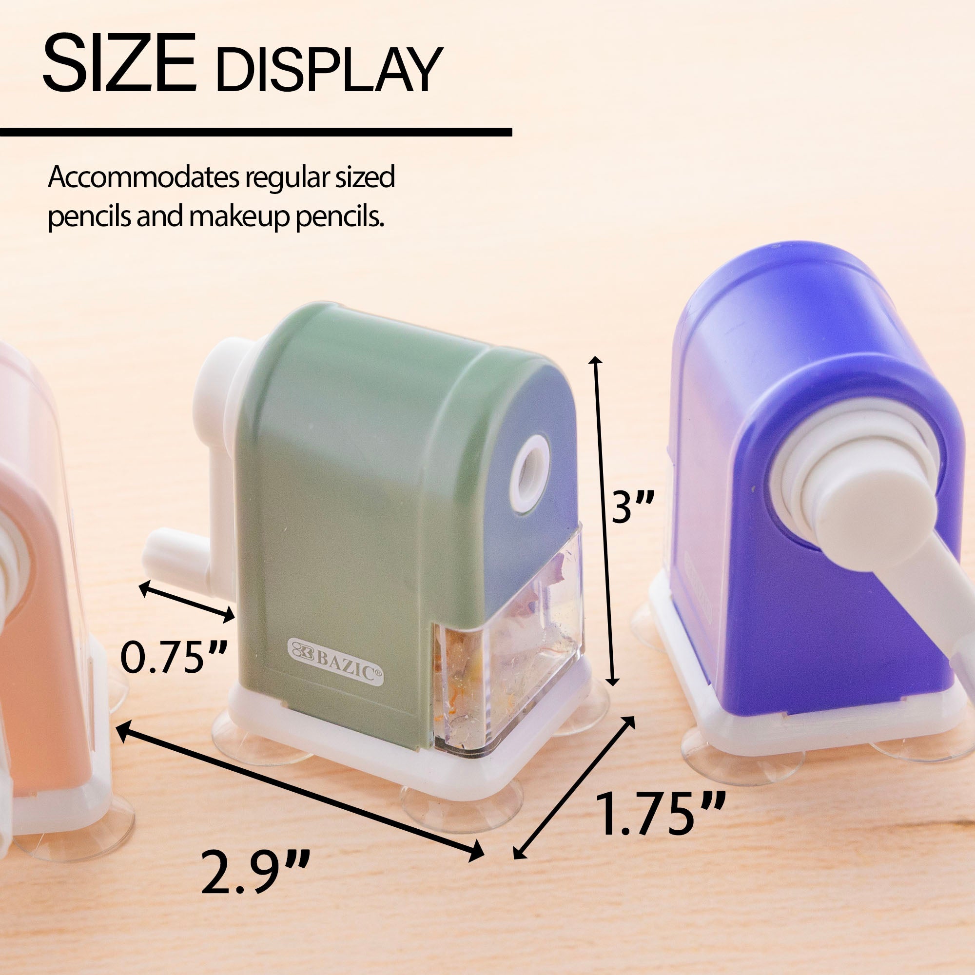 Desktop Sharpener w/ Suction Cup Base
