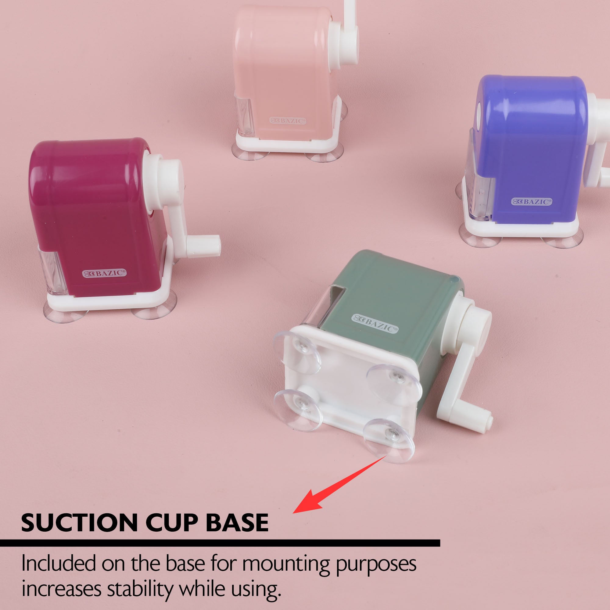 Dual-Hole Pencil Sharpeners, 1 Count, With Receptacle