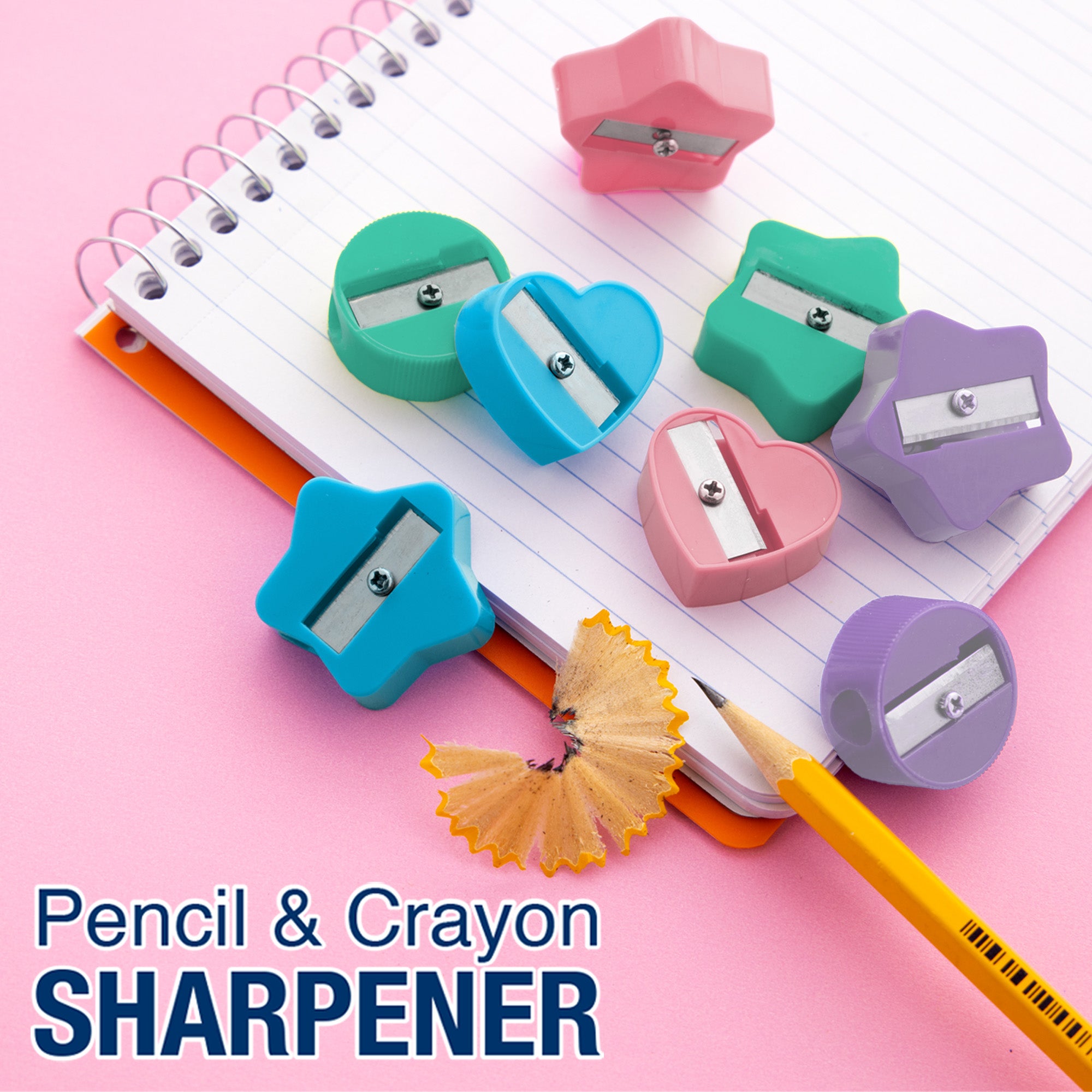 Fun Shaped Pencil Sharpener (12/Pack)
