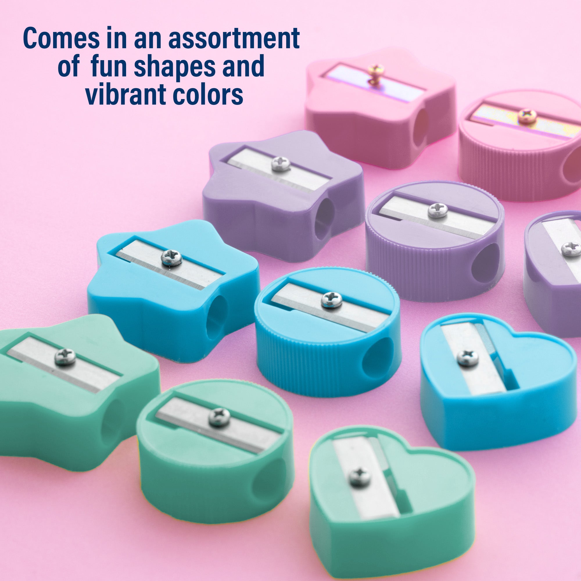 Fun Shaped Pencil Sharpener (12/Pack)