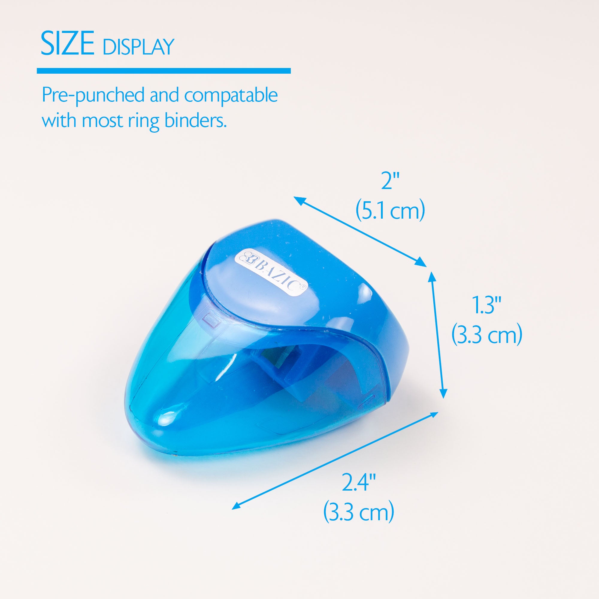 Kara Dual-Hole Pencil Sharpeners, 2 Count, With Receptacle