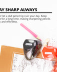 Kara Dual Hole Sharpener w/ Triangle Receptacle (2/Pack)