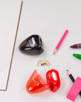 Kara Dual Hole Sharpener w/ Triangle Receptacle (2/Pack)