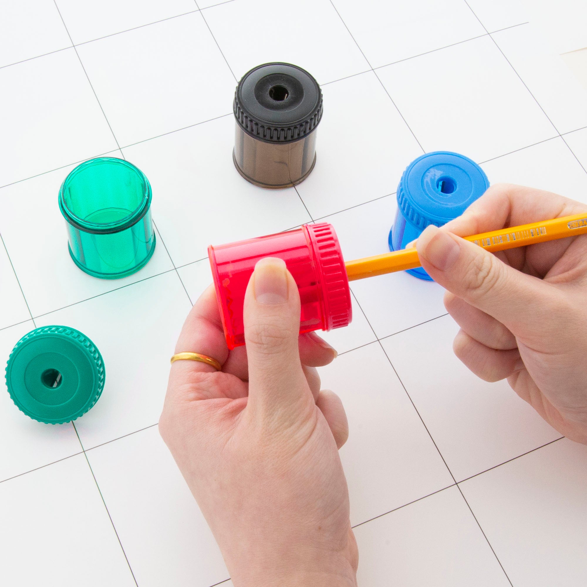 Ethan Single-Hole Pencil Sharpeners, 1 Count