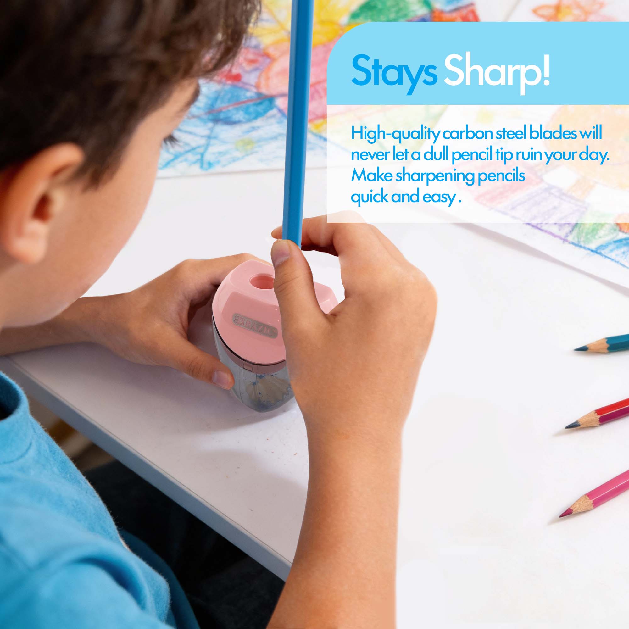 Kara Dual Hole Sharpener w/ Triangle Receptacle