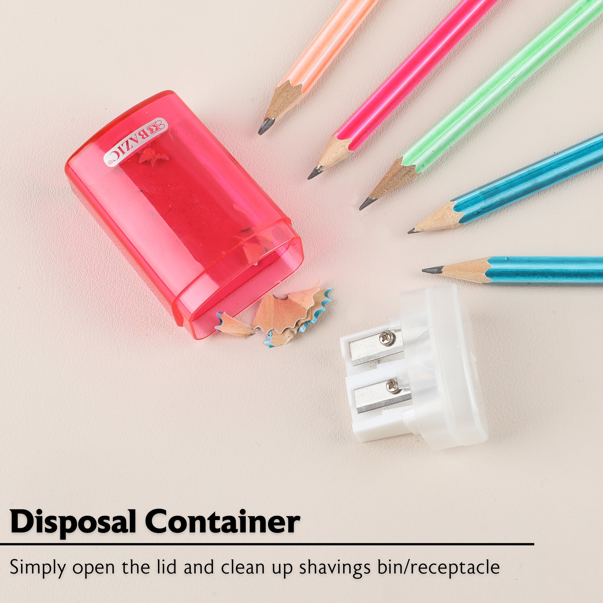 Victor Dual Hole Sharpener w/ Lid & Receptacle (BULK)