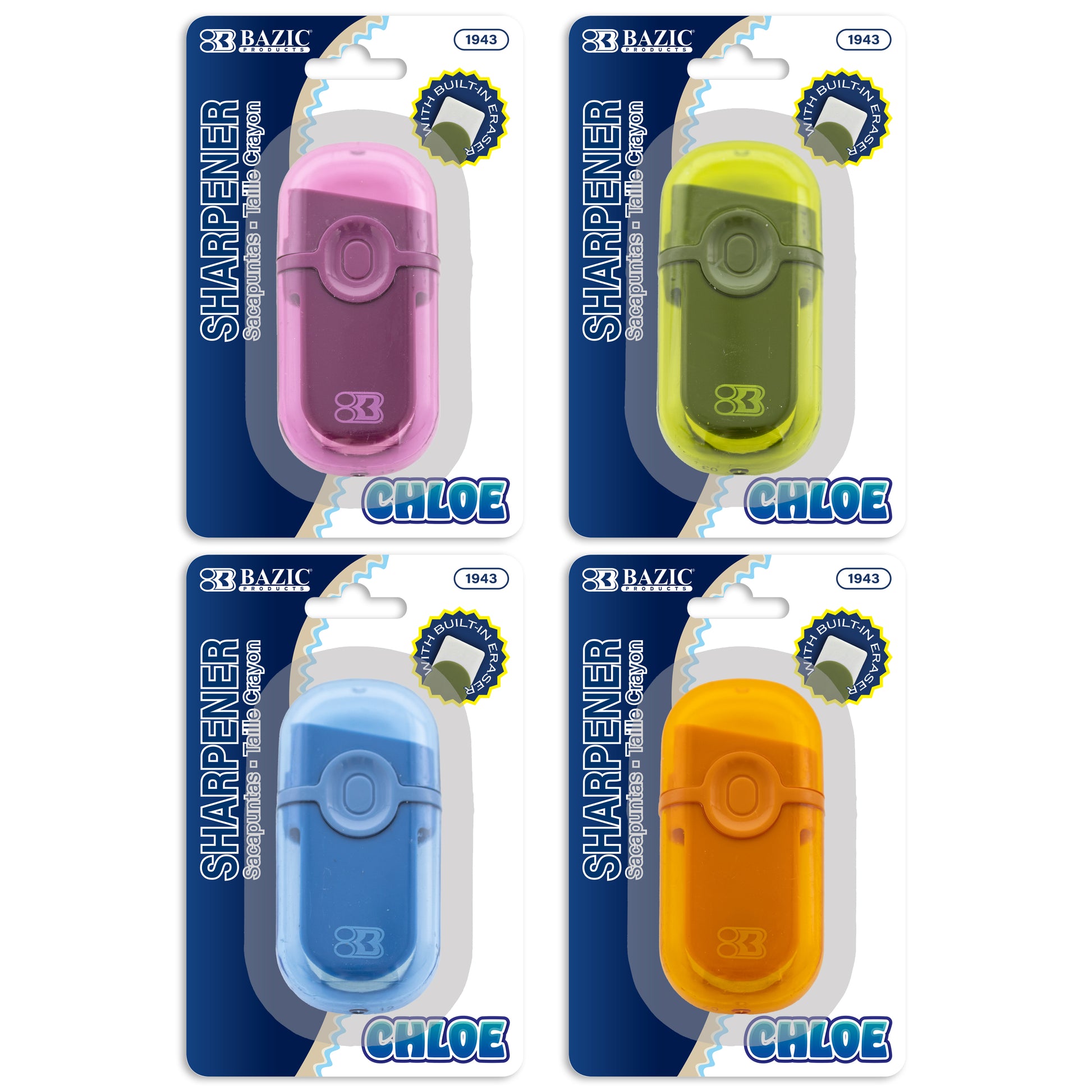 Chloe Sharpener + Eraser