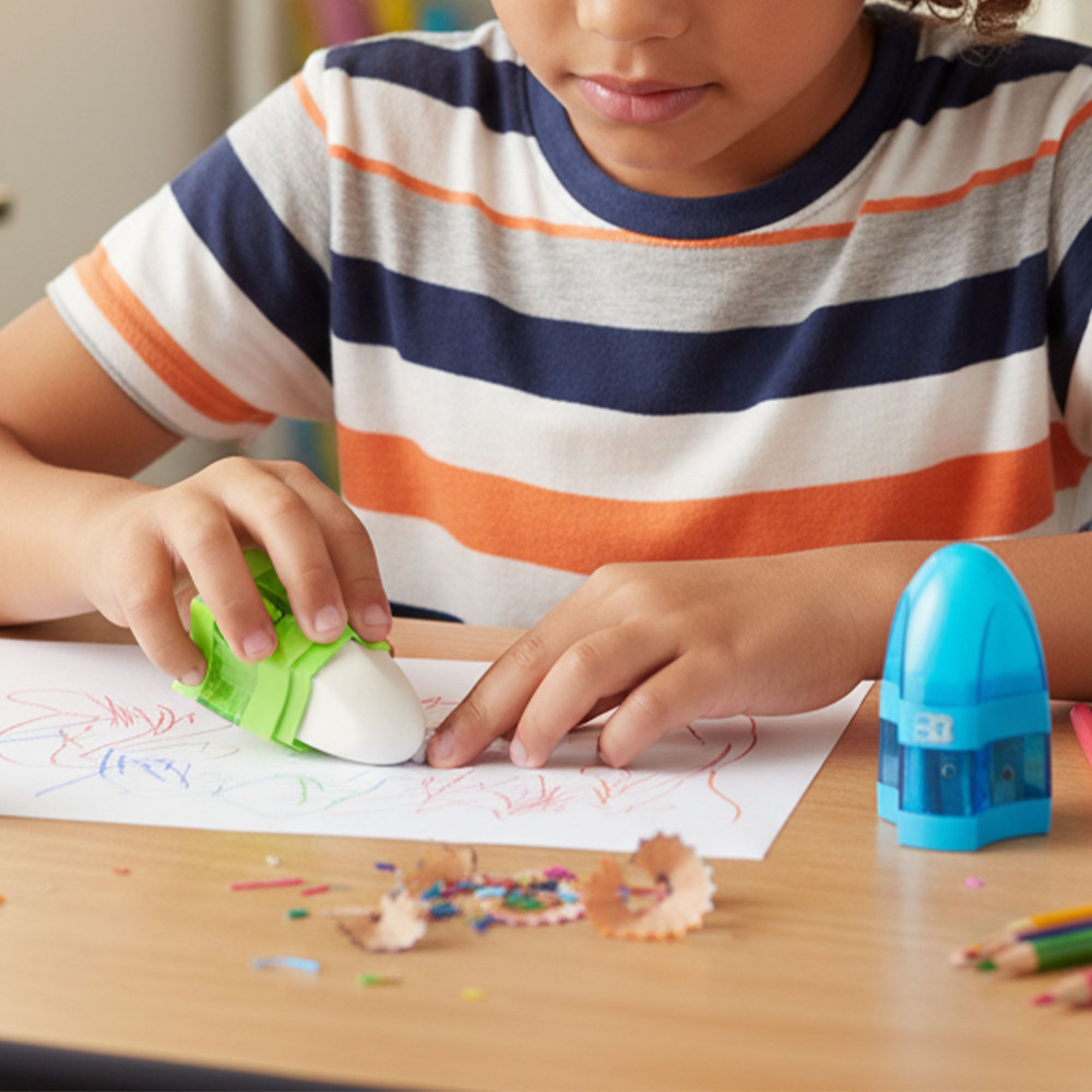 Connor Dual Hole Sharpener w/ Receptacle + Eraser