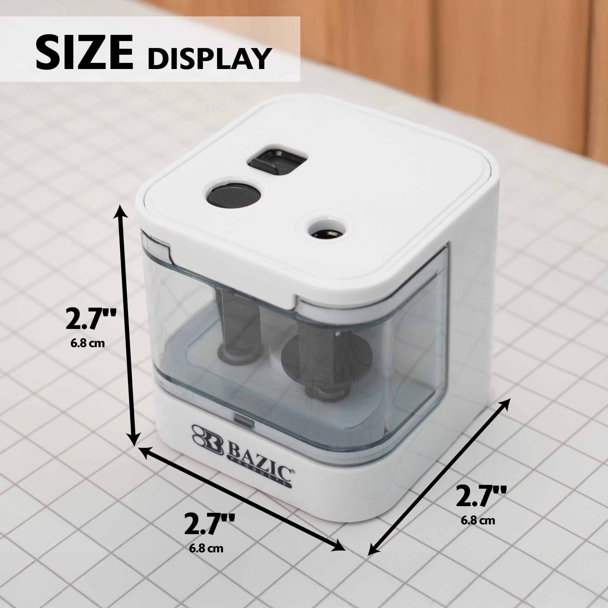 Dual Blades Battery Powered Pencil Sharpener