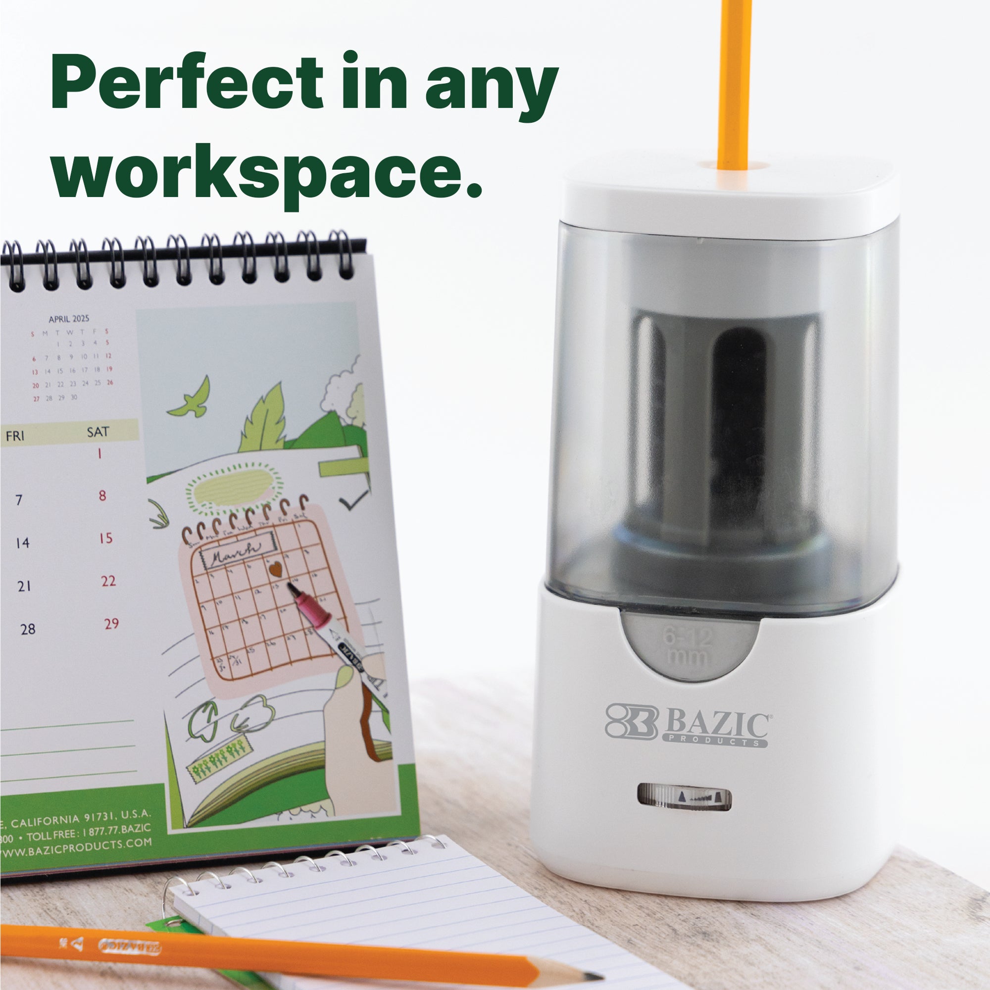Electric Pencil Sharpener, Standard and Jumbo, 1 Count