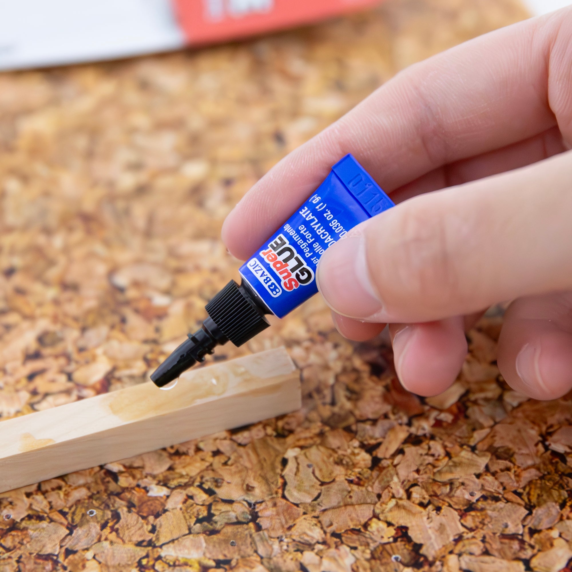 Super Glue, 6 Single Use Tubes, Permanent Adhesive