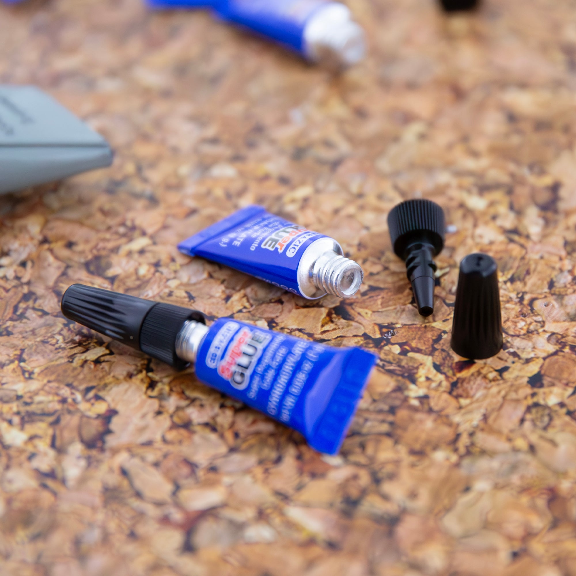 Super Glue, 6 Single Use Tubes, Permanent Adhesive