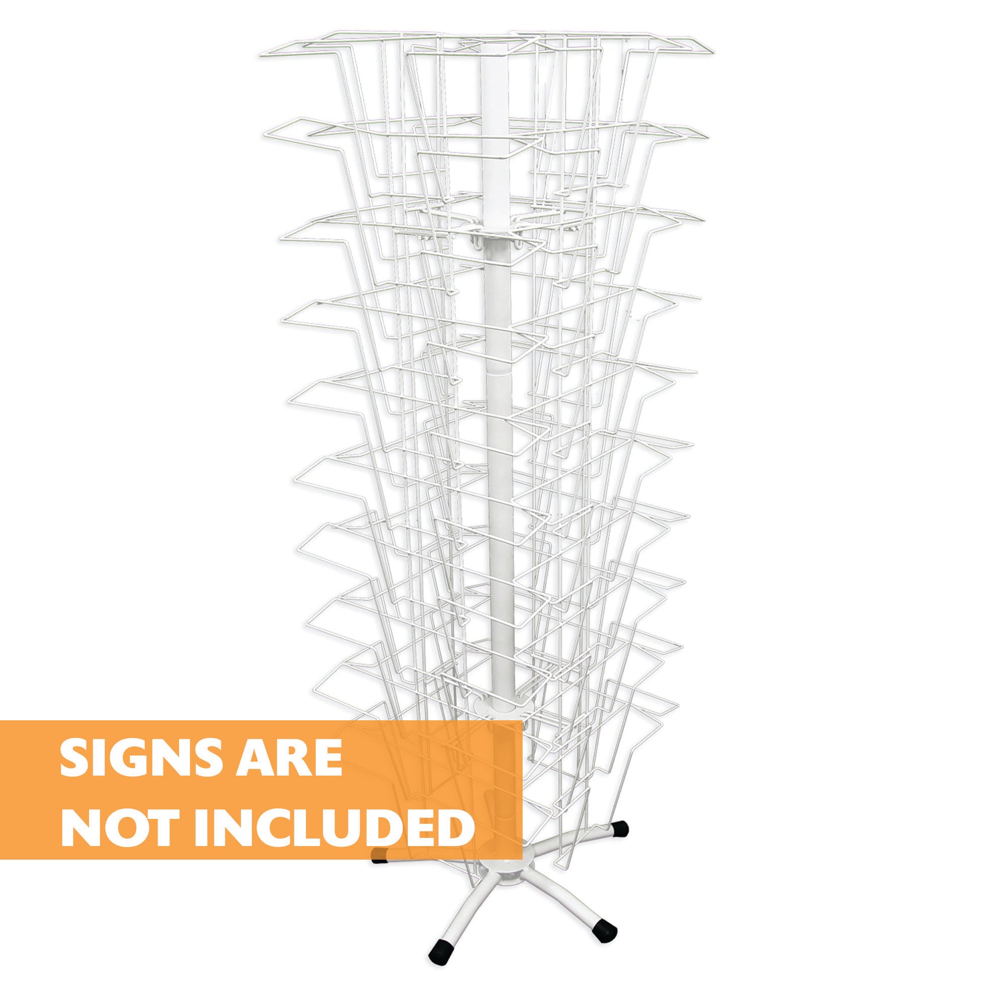 9" x 12" & 12" X 16" Sign 40-Slots Spinning Rack