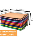 22" X 28" 10-Slots Poster Board Display Rack
