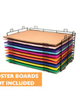 22" X 28" 10-Slots Poster Board Display Rack
