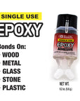 Epoxy Glue Quick Setting w/ Syringe Applicator 0.2 oz (5.6g)