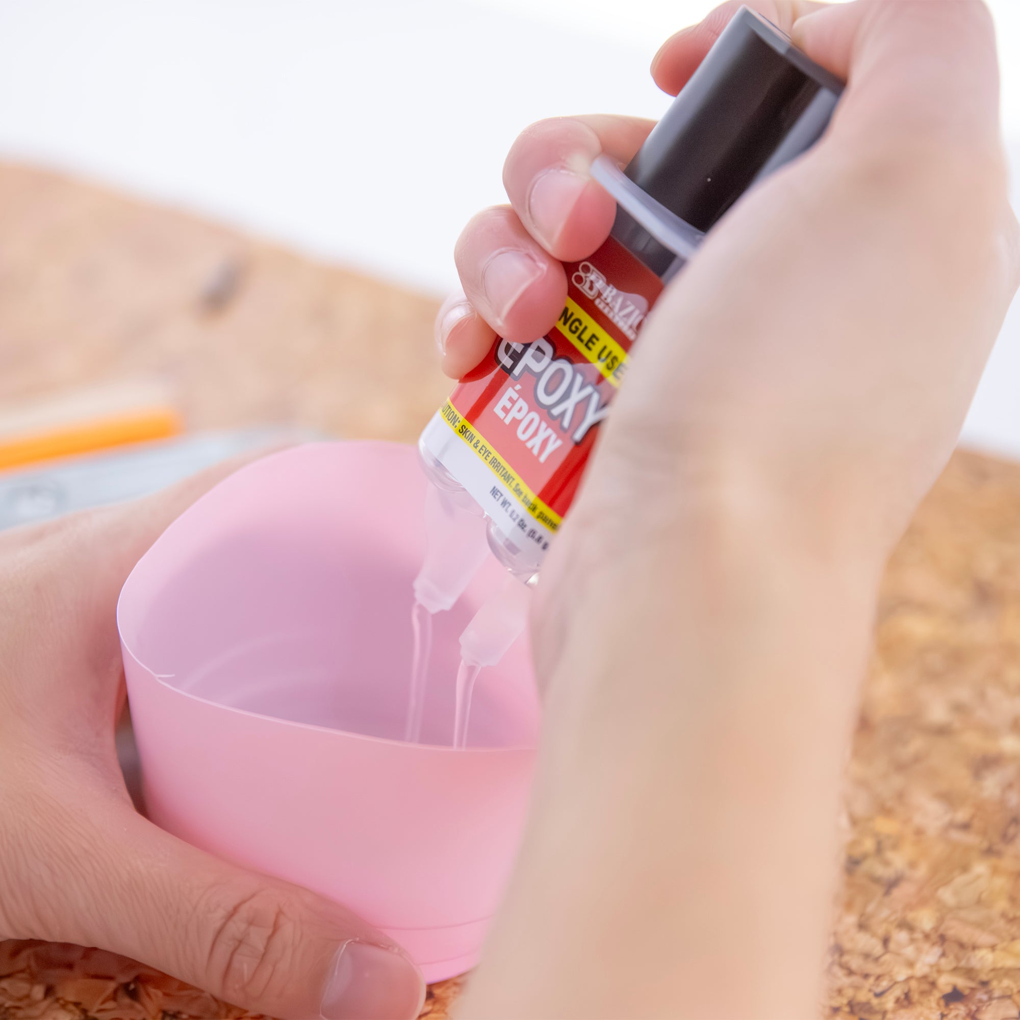 Epoxy Glue, 0.2 oz, Syringe Applicator, Dual-Syringe Epoxy