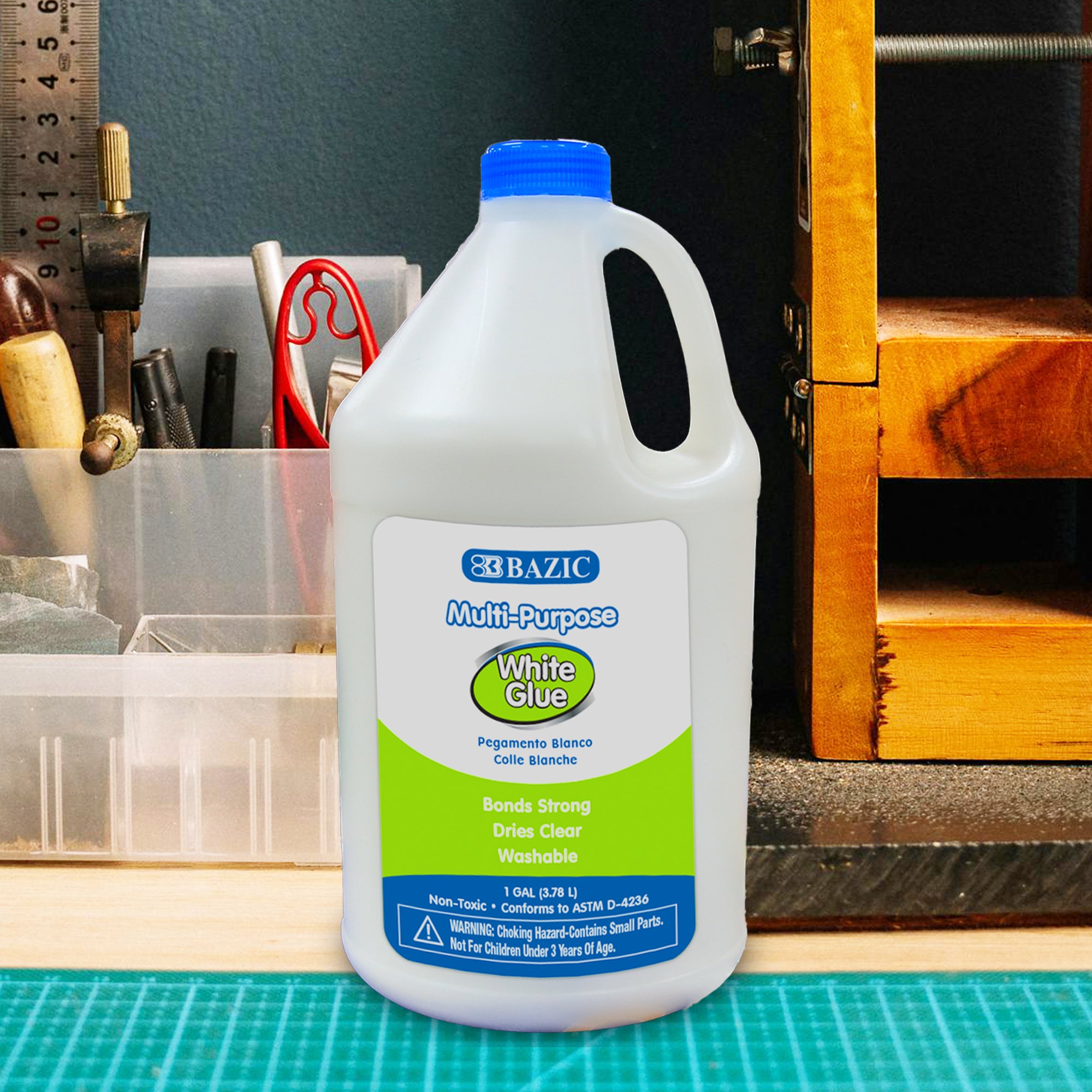 White Glue, 1 Gallon, for School Crafts Slime