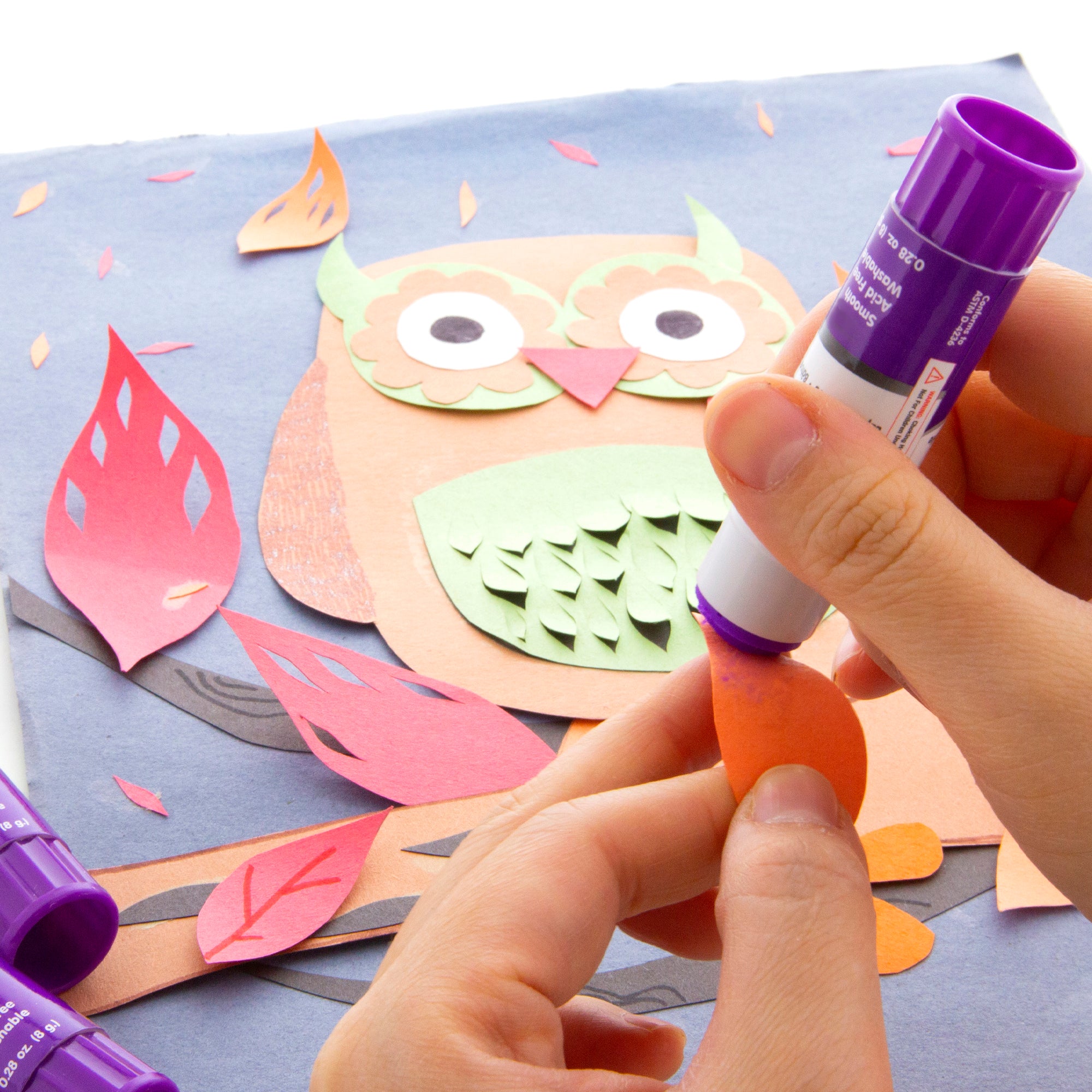 Washable Disappearing Purple Glue Sticks, 0.28 oz, 4 Count