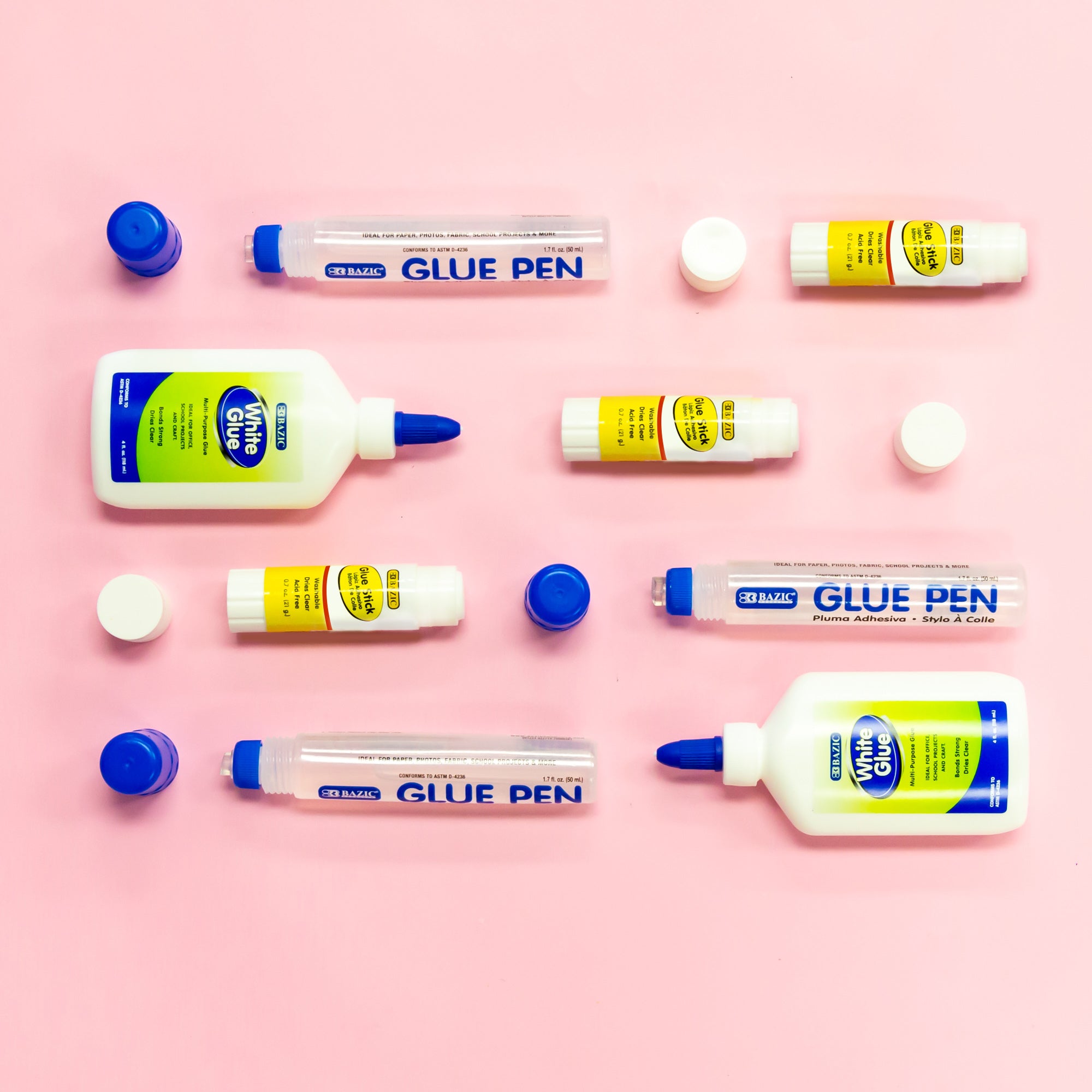 Glue Sticks, 3 Count, 0.7 oz, Washable Acid Free