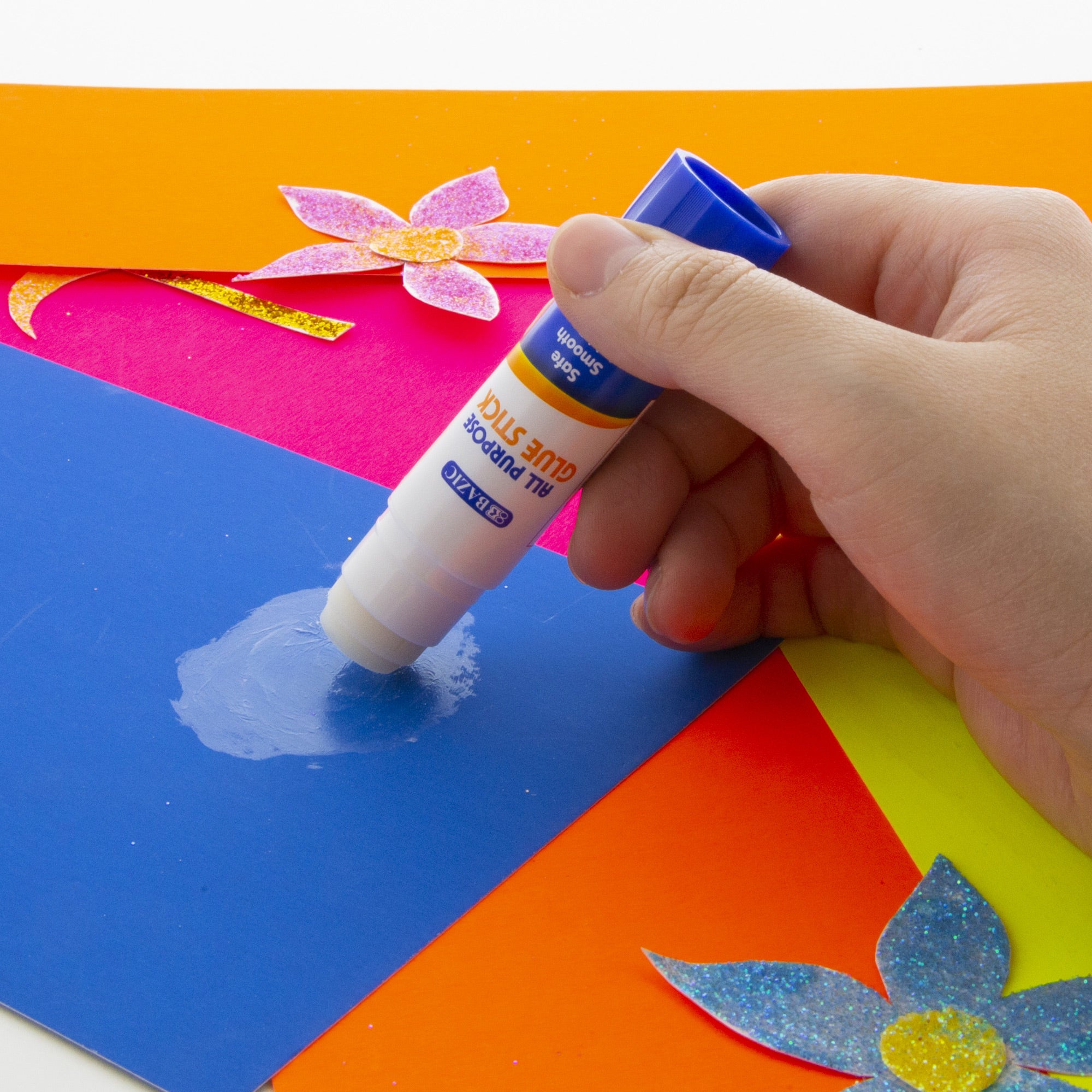 Washable Glue Sticks, 1.27 oz, for School Crafts Paper