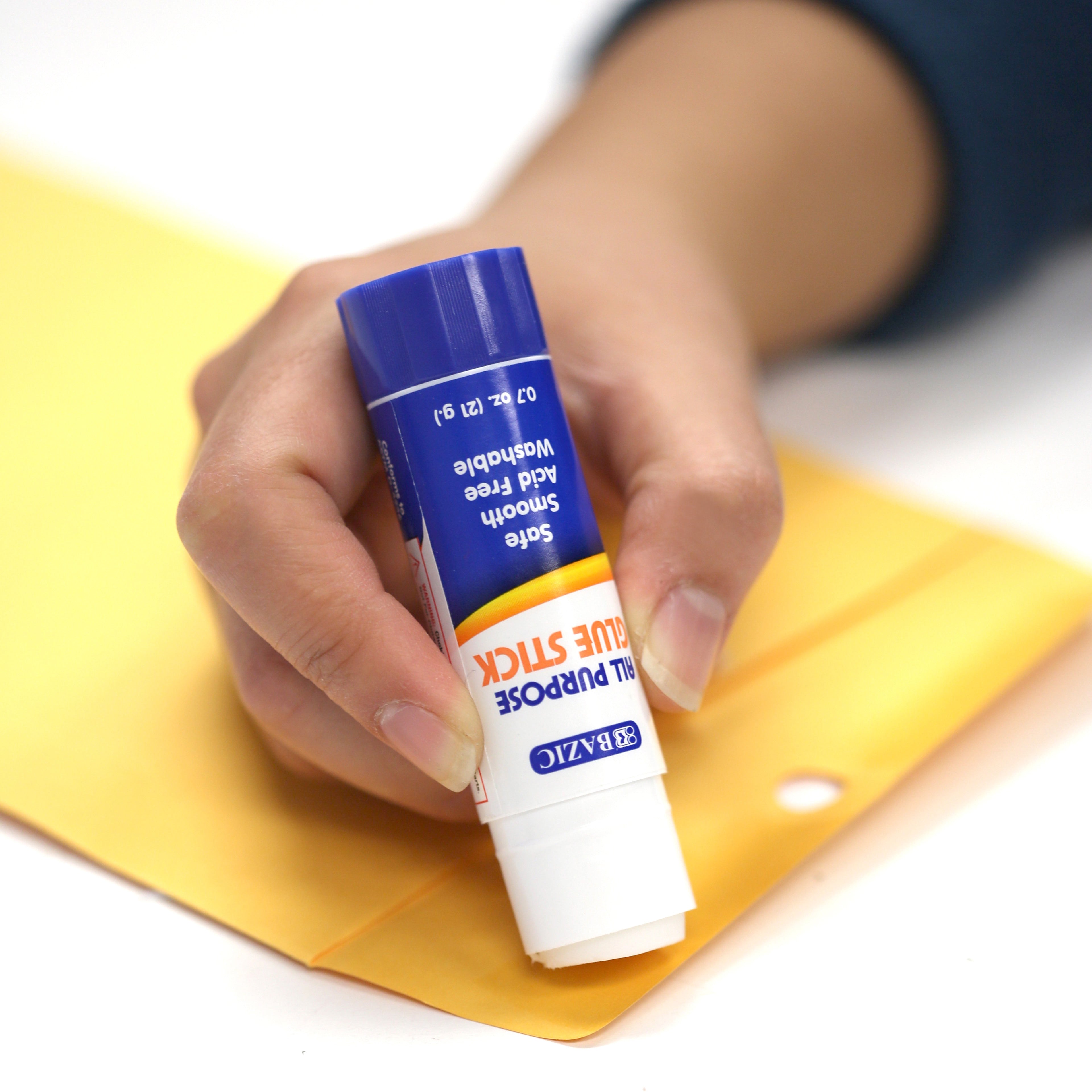 Washable Glue Sticks, 1.27 oz, for School Crafts Paper