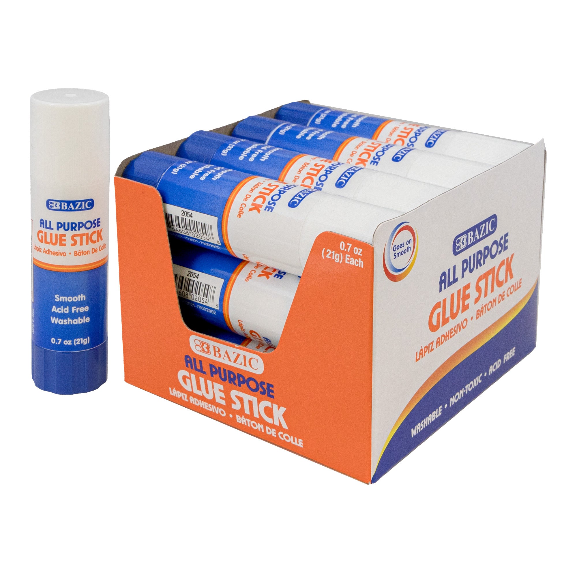 BAZIC Glue Stick Premium Pack 0.7 oz (21g) - Bazicstore