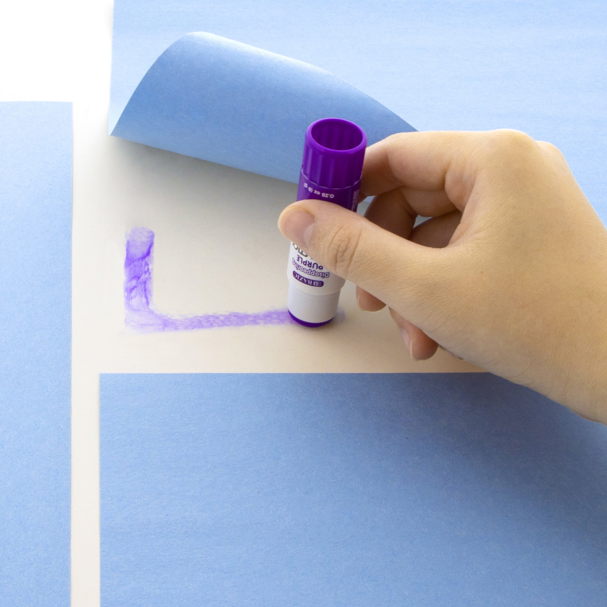 Washable Disappearing Purple Glue Sticks, 0.28 oz