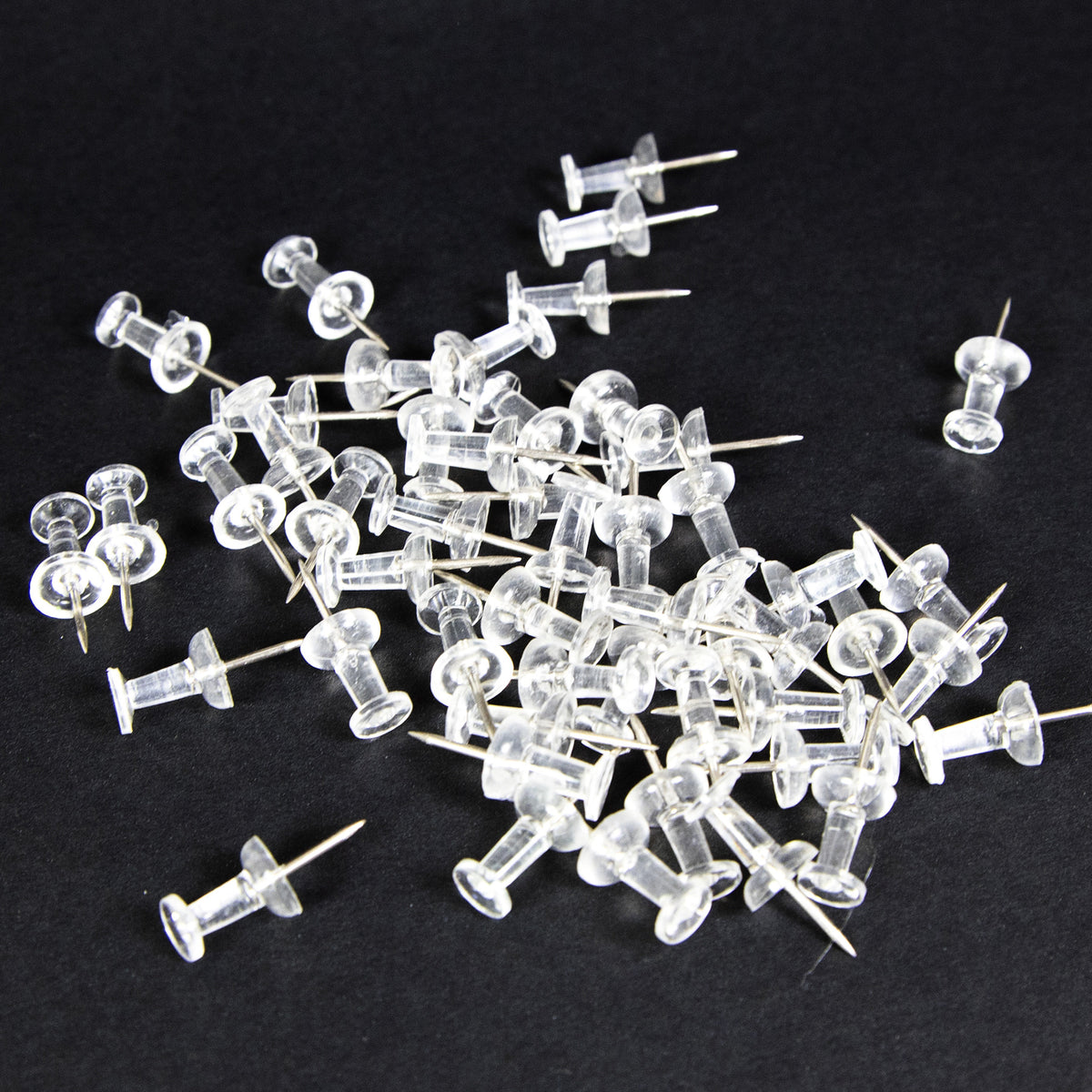 Clear Transparent Push Pins