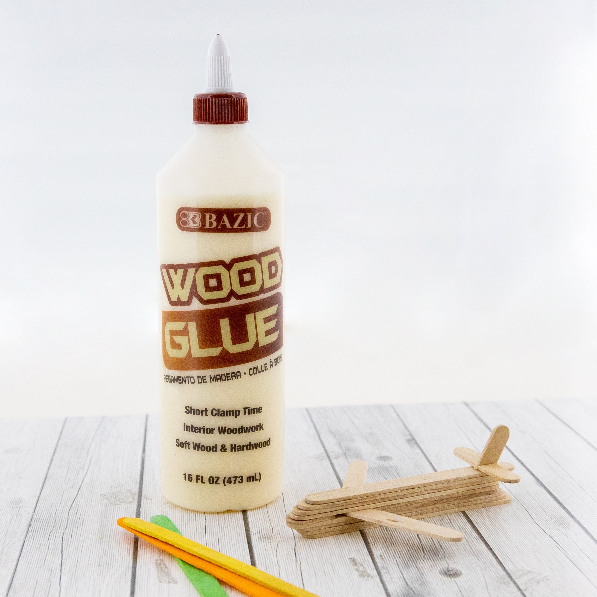 Wood Glue, 16 fl oz, for Woodworking Carpentry Crafts
