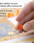 Push Pins Round Assorted Color (80/Pack)