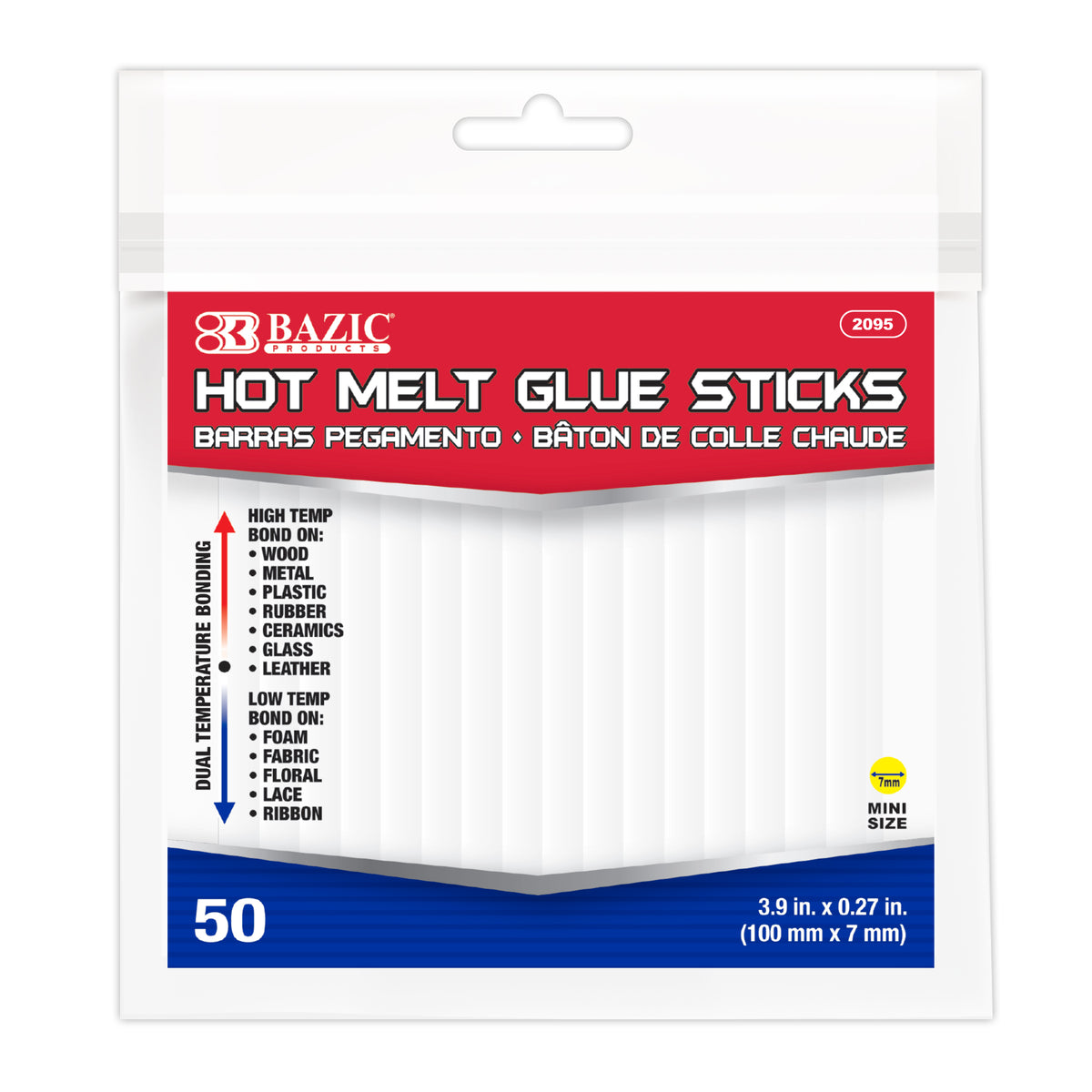 Dual Temp. Mini Hot Melt Glue Sticks