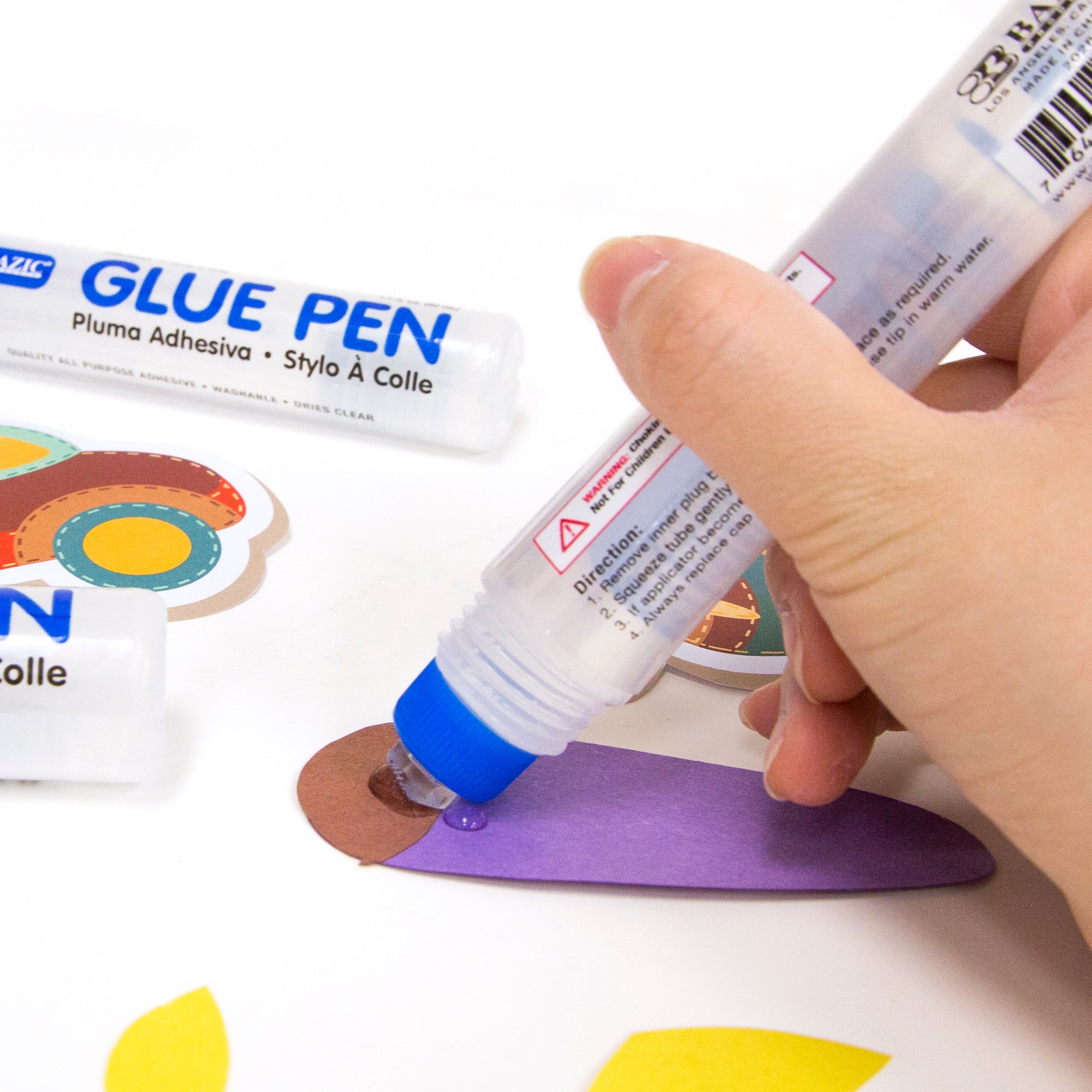 Washable Glue Set, 3 Piece, for School Crafts Projects