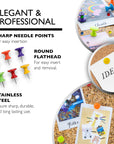 Push Pins Jumbo Assorted Color (25/Pack)