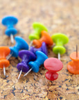 Push Pins Jumbo Assorted Color (25/Pack)