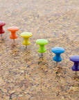 Push Pins Jumbo Assorted Color (25/Pack)