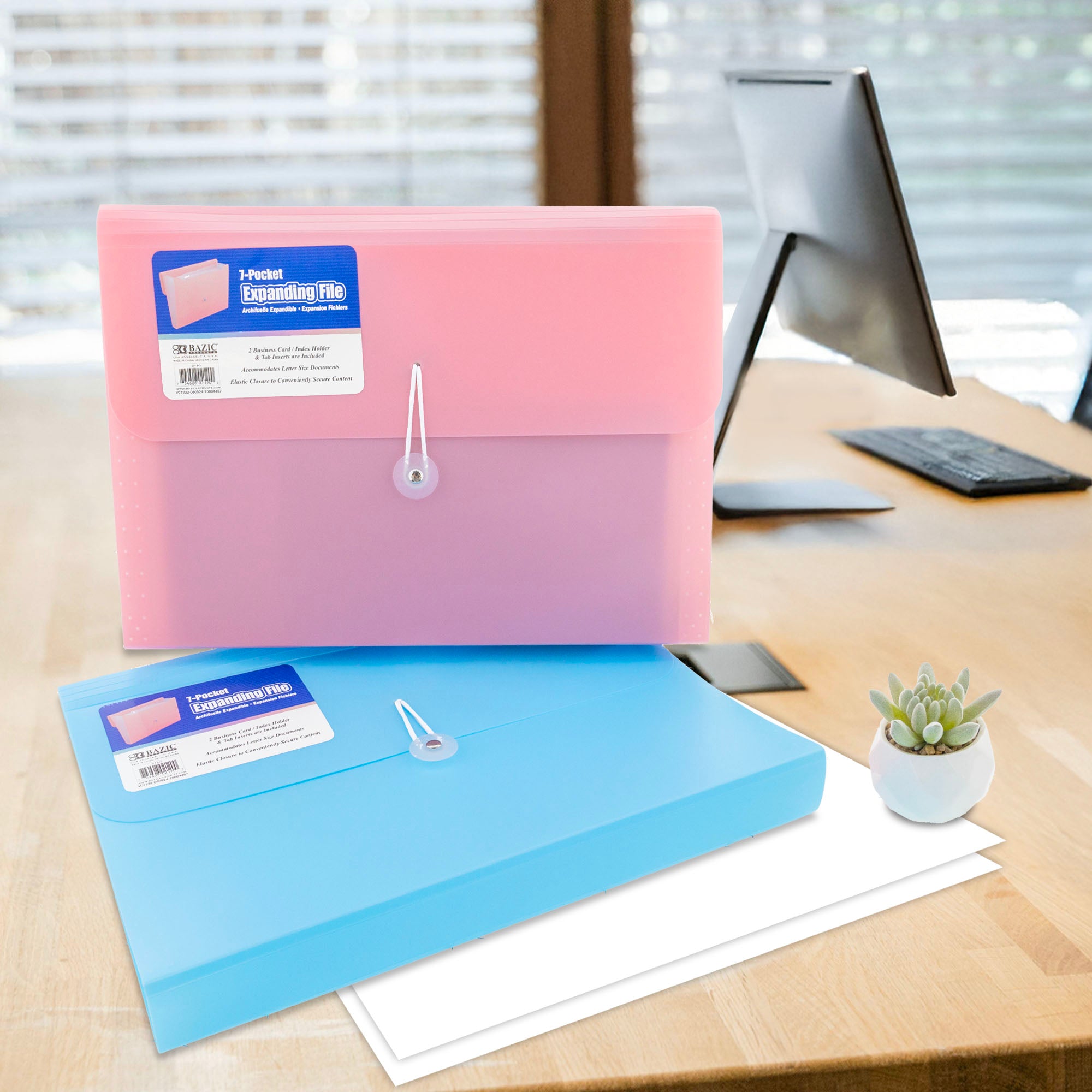 Pastel Edition 7-Pocket Expanding File, A4/Letter
