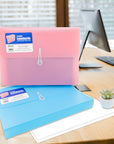 Expanding File A4/Letter Size Poly 7-Pocket Pastel Edition