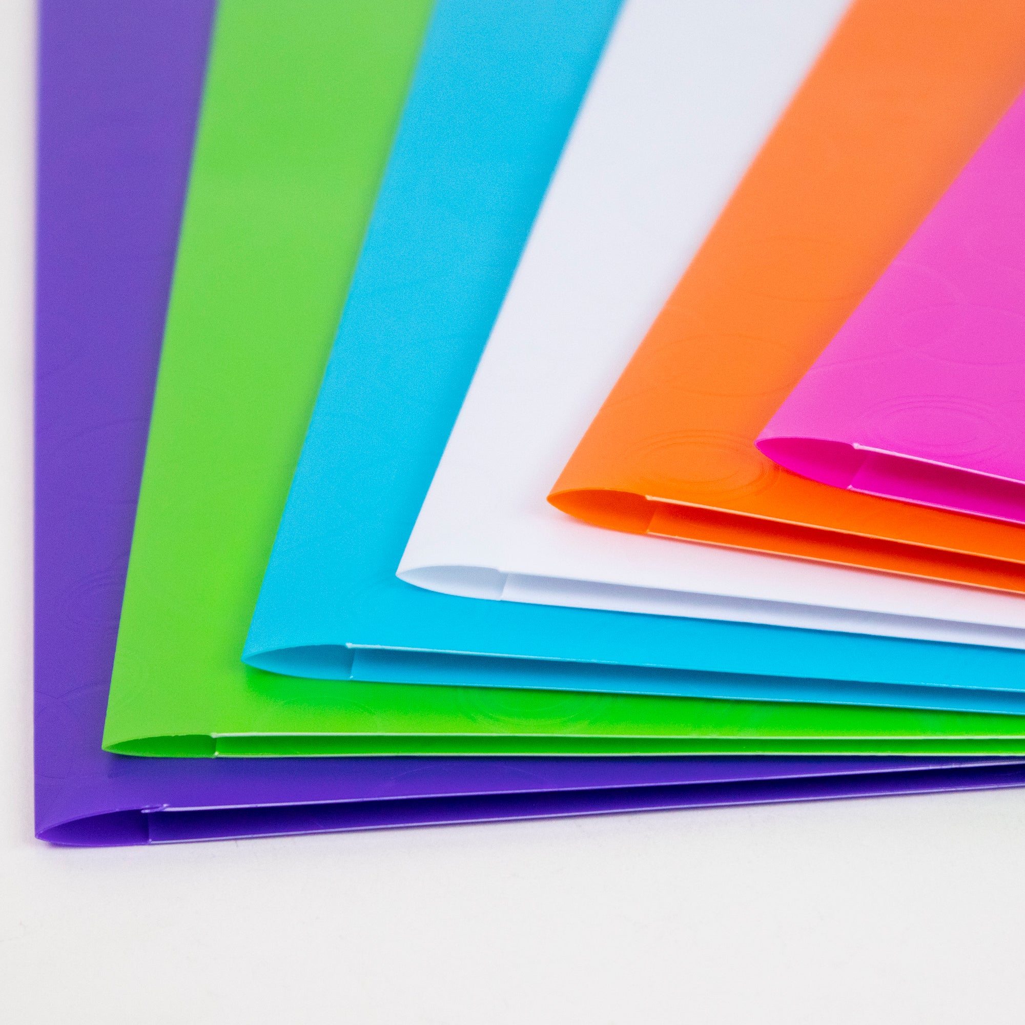Bubble Embossed Poly 2-Pocket Folder