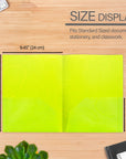 Poly 2-Pockets Portfolio - Swirl Embossed