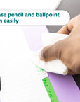White Paper Dividers w/ 5-Writable Color Tabs