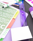 White Paper Dividers w/ 5-Writable Color Tabs