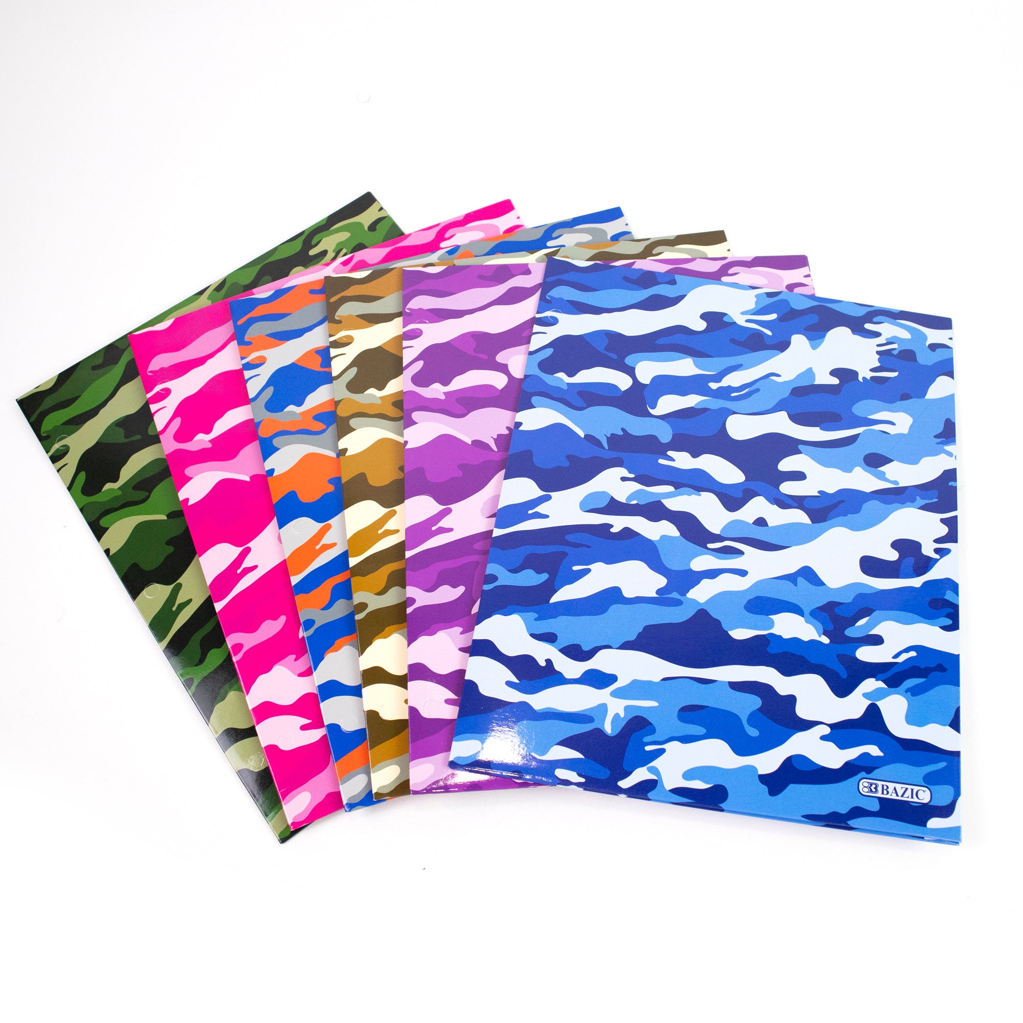 Camouflage Paper 2-Pocket Folder, Standard Letter Folder