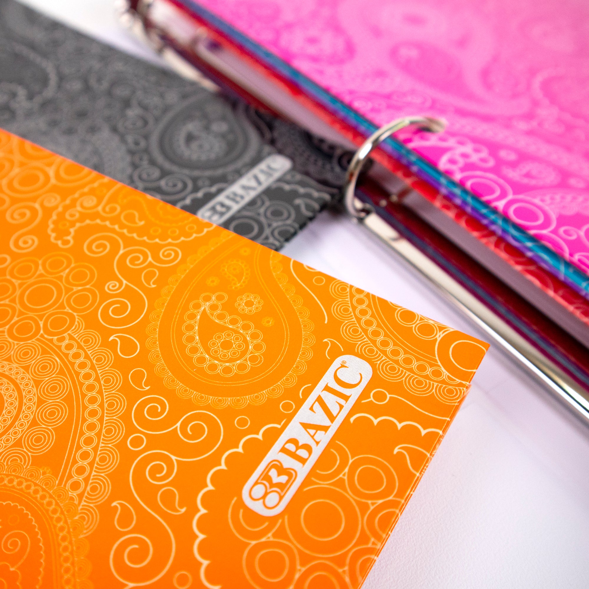 Paisley Paper 2-Pocket Folder, for School Office Documents