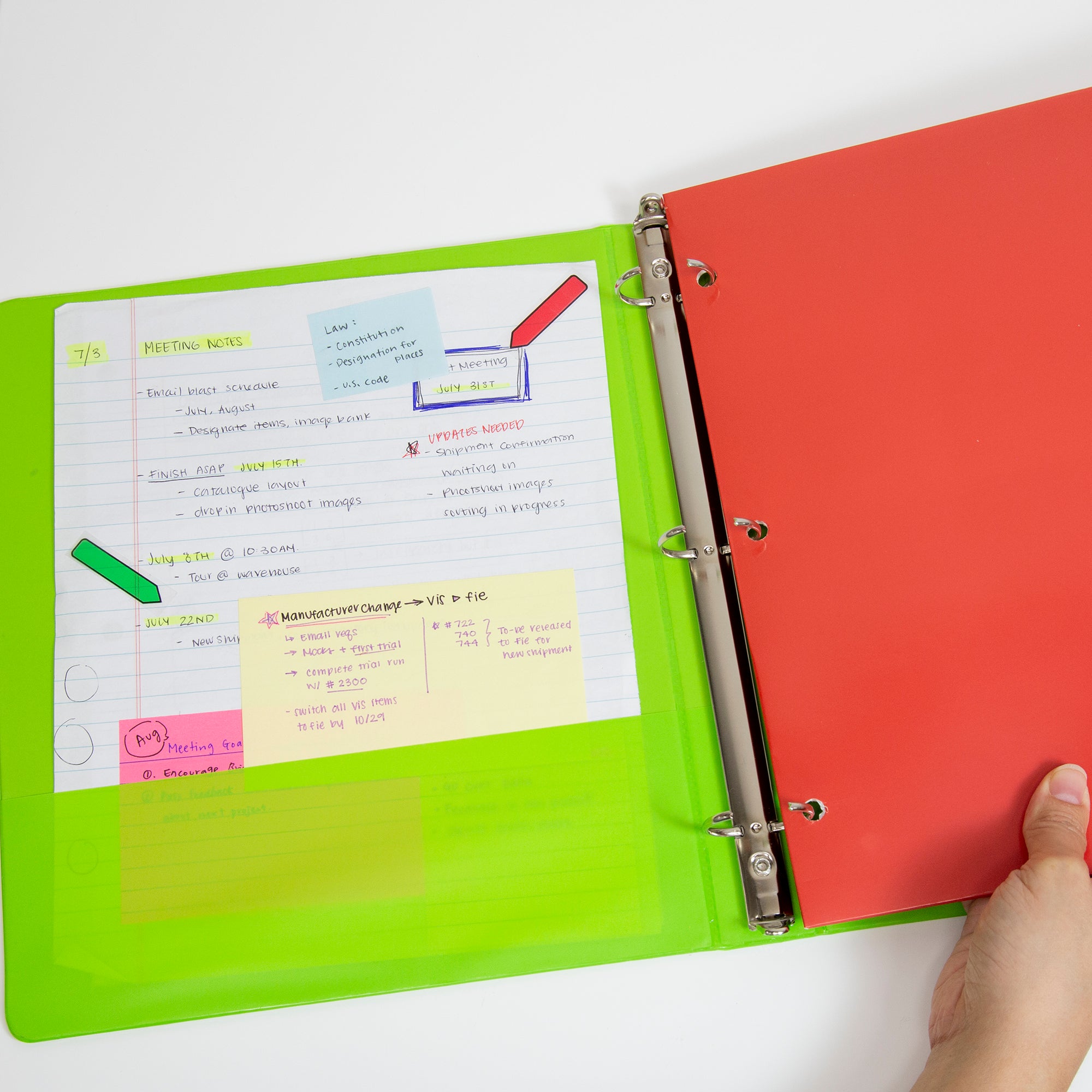 Metallic Color 2-Pocket Portfolios