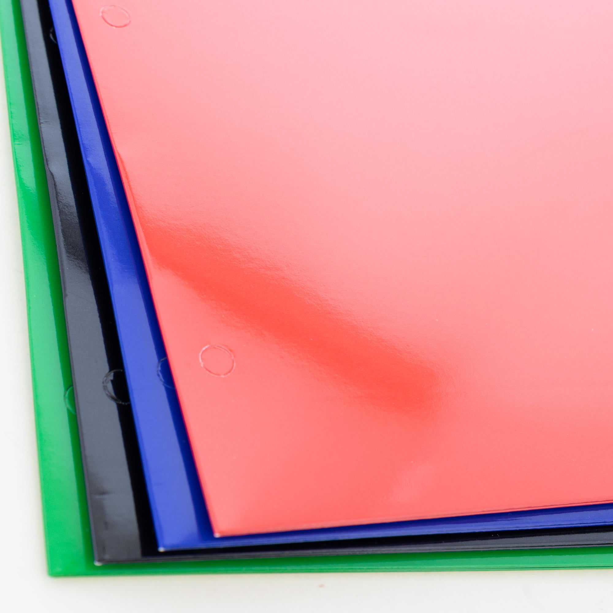 Glossy Laminated Classic Color 2-Pockets Portfolios