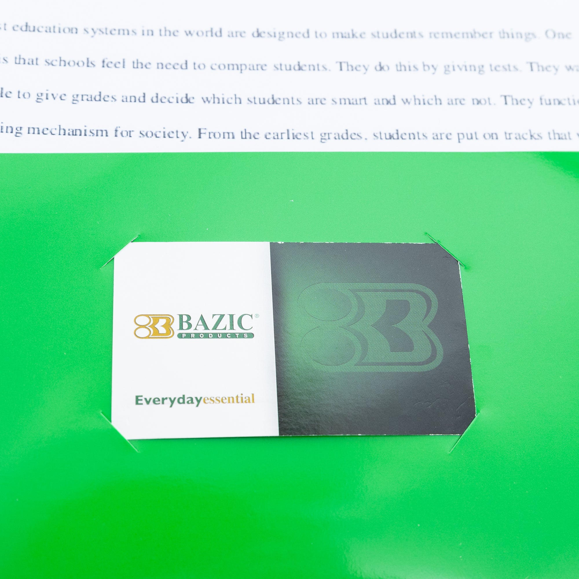 Glossy Laminated Classic Color 2-Pockets Portfolios